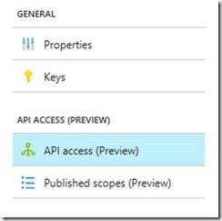 General - API access - API access Link